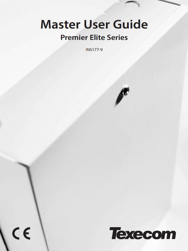 Texecom Premier Elite Master cover